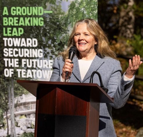 Marcia Saunders, Chair of Teatown’s Board of Trustees